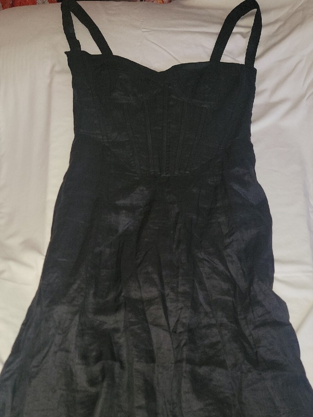 BARDOT Adaline Corset Midi Dress. - Picture 4 of 7